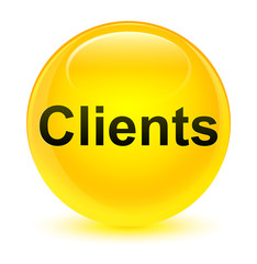 Clients glassy yellow round button