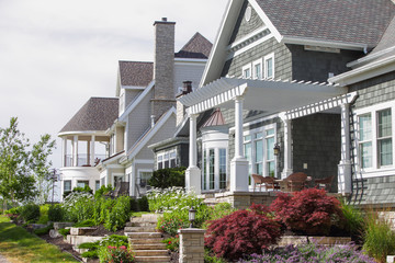 Close up beach house