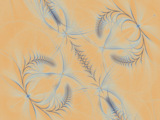 Blue lines on yellow