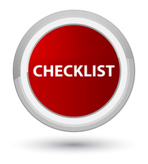 Checklist prime red round button