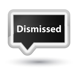Dismissed prime black banner button