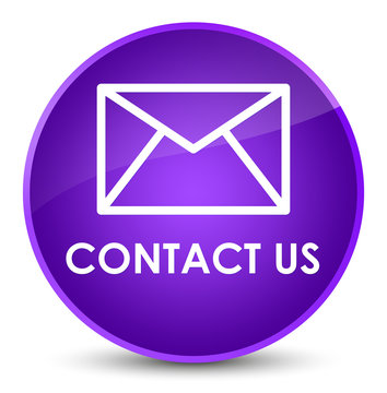 Contact us (email icon) elegant purple round button