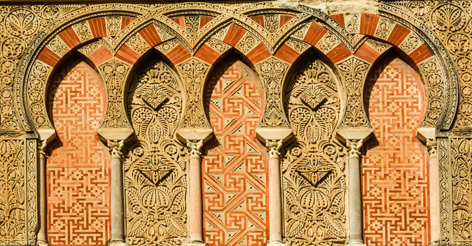 Mezquita de Córdoba, arte islámico, Córdoba, Andalucía, España