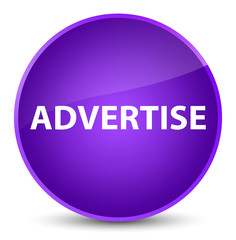 Advertise elegant purple round button