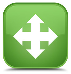 Move icon special soft green square button
