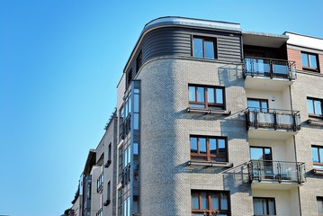 Fototapeta premium Modern, Luxury Apartment Building