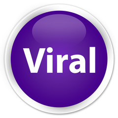 Viral premium purple round button
