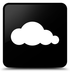 Cloud icon black square button