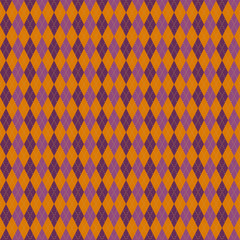 アーガイルチェック柄のシームレスパターン背景素材