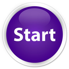 Start premium purple round button