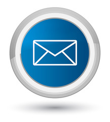 Email icon prime blue round button