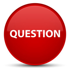 Question special red round button