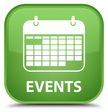 Events (calendar icon) special soft green square button