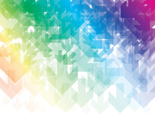 arrow white-rainbow abstract background. Vector illustration