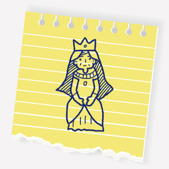 queen doodle
