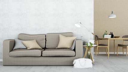 Relax space interior minimal and wall decoration empty in apartment- 3D rendering  ห้องชุดอพาร์ทเมนท์อาคารที่มีห้องชุดความเป็นมาฉากหลังปูมหลังพื้นหลังภาพพื้นเดิมพื้นเพเดิมภูมิหลังรกรากเดิมหัวนอนปลายตี