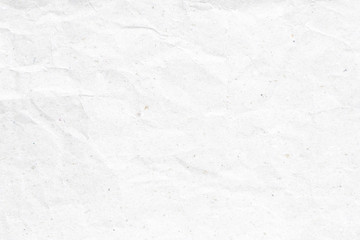 White crumpled paper texture