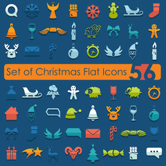 Set of Christmas icons