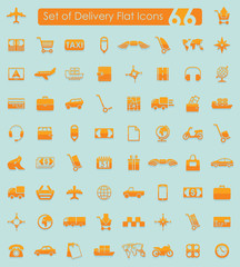 Set of delivery icons