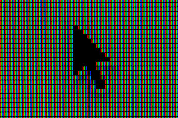 RGB Led Diodes of a Computer Screen / Pixels Macro
