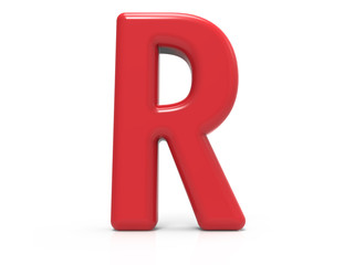 red letter R