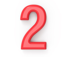 red number 2
