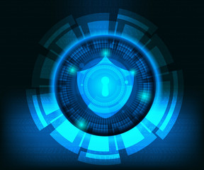 abstract cyber secutiry technology background