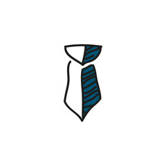 doodle tie icon