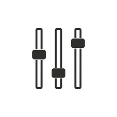 Adjustment vector icon.
