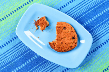 Oatmeal cookies on plate