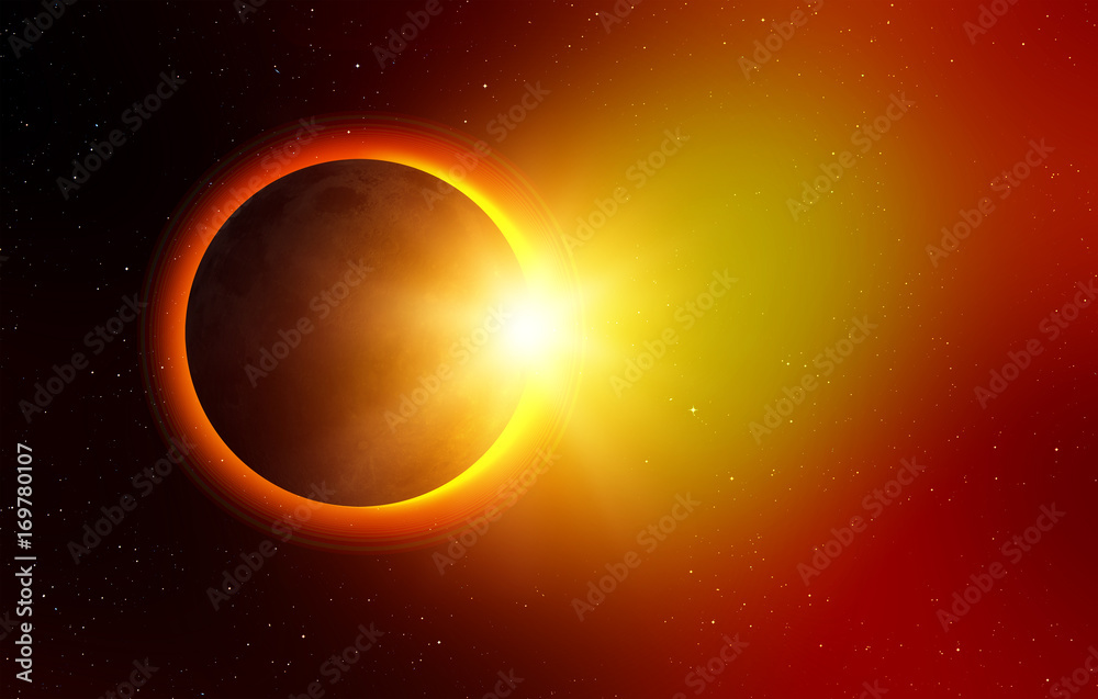 Poster solar eclipse 