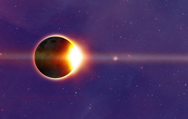 Fototapeta na wymiar Solar Eclipse 