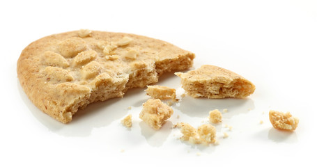 Cookie pieces and crumbs