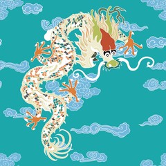 traditionally Chinese dragon