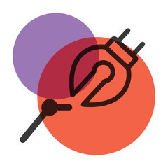 pen tool Stationery Office icon  color mark