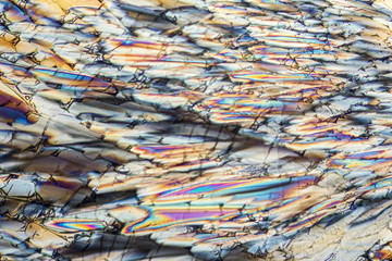 colorful sugar micro crystals