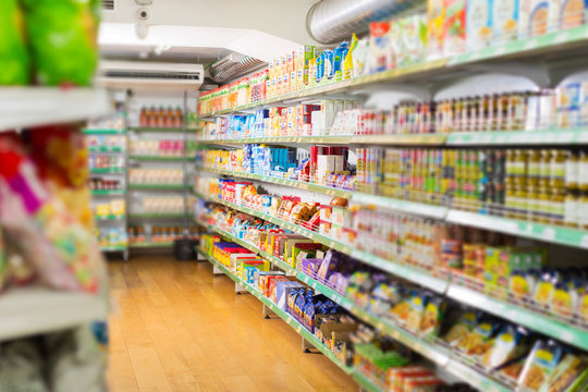 Food Market With Organic Products