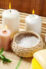 Spa concept. Spa products