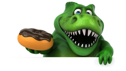 Fun dinosaur - 3D Illustration © Julien Tromeur