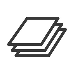 office paper line icon
