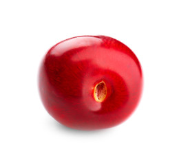 Fresh sweet cherry on white background, close up