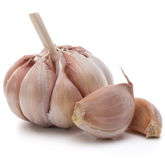 Garlic bulb isolated on white background cutout