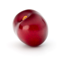 Sweet cherry berry isolated on white background cutout
