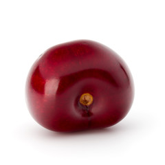 Sweet cherry berry isolated on white background cutout