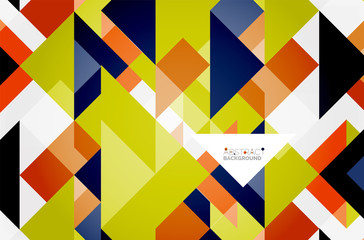 Triangle pattern design background