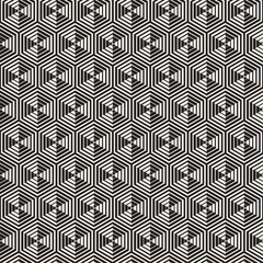 Fototapeta premium Seamless pattern with lines lattice. Vector abstract background. Stylish cell structure