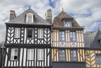 Fototapeta premium Maisons du patrimoine historique de Dol de Bretagne 
