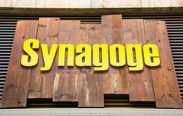 Schild 222 - Synagoge