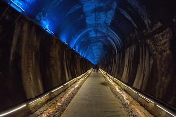 Obraz premium Color tunnel trail in Miaoli,Taiwan 