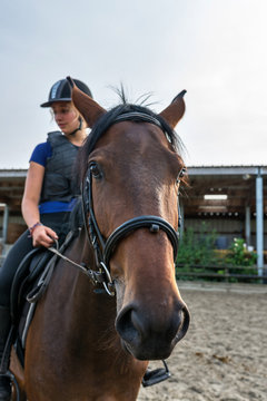 passionnée d'équitation